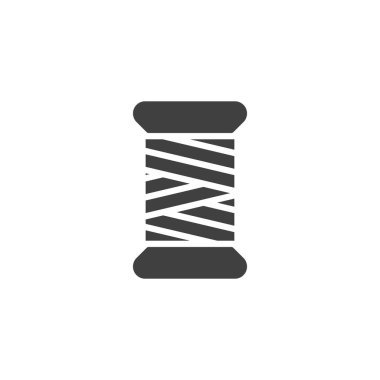 İş parçacığı bobin vektör simgesi