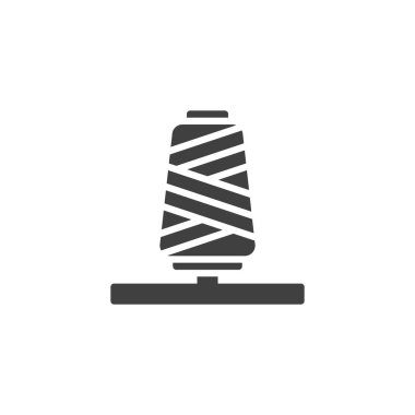 İplik makarası vektör simgesi