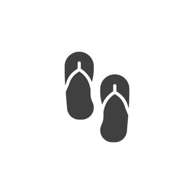 flip flop vektör simgesi