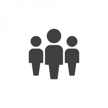 İnsanlar, liderlik vektör simgesi