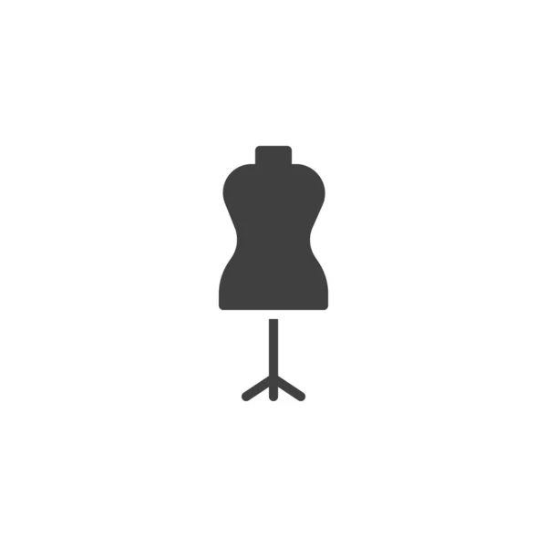 Maniquí de costura icono vectorial — Vector de stock