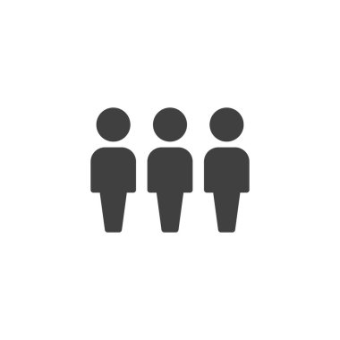 Çalışma grubu takım vektör simgesi