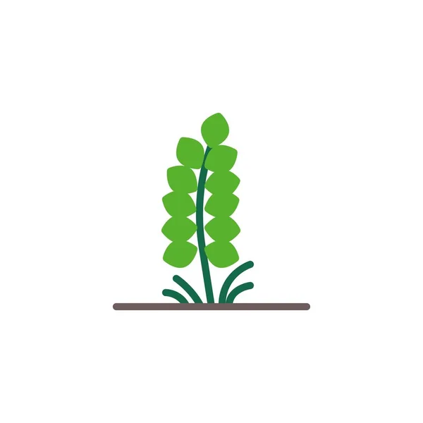 Pico de grano icono plano — Vector de stock