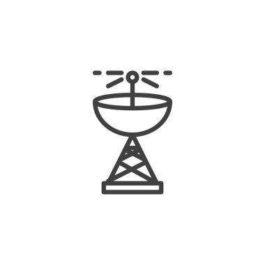 Uydu çanağı satırı simgesi