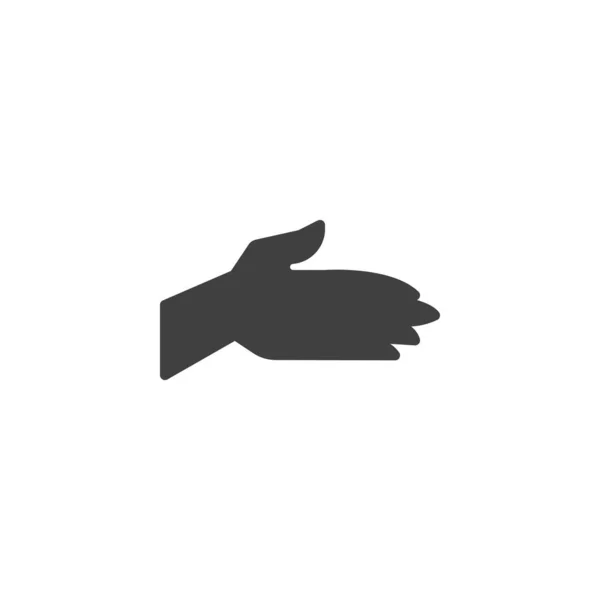 Значок вектора жеста руки — стоковый вектор