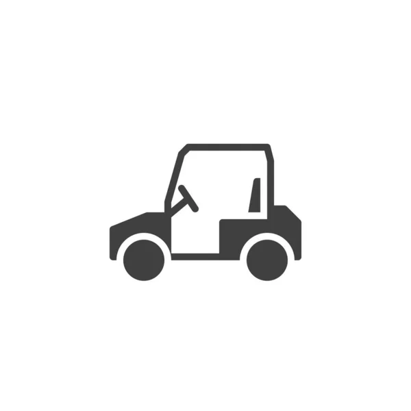 Golfkar vector pictogram — Stockvector