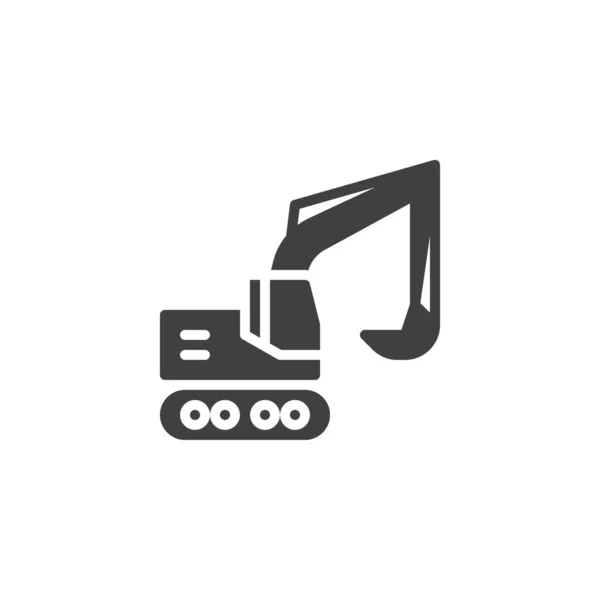 Excavator,truck vector icon — Stock Vector