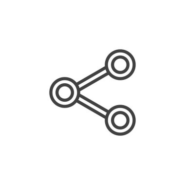 Ağ paylaşım satırı simgesi