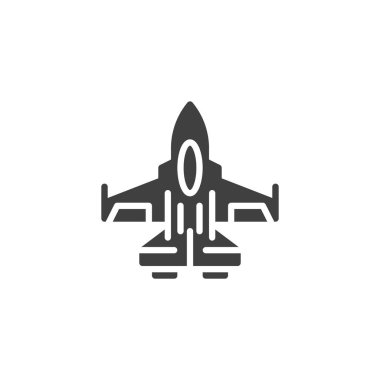 Savaş uçağı vektör simgesi