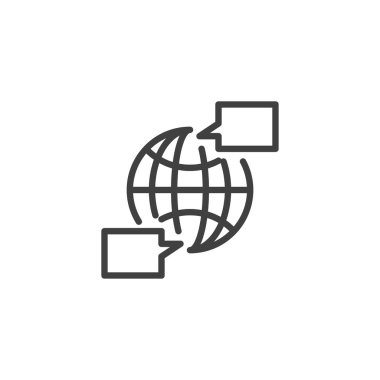 Genel sohbet mesajları satır simgesi