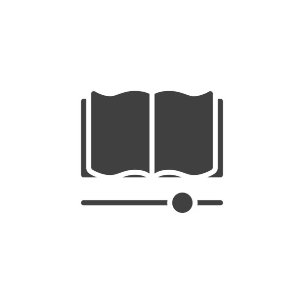 EBook-Lesevektorsymbol — Stockvektor