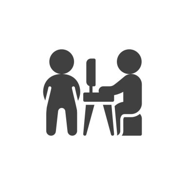 İş toplantısı vektör simgesi