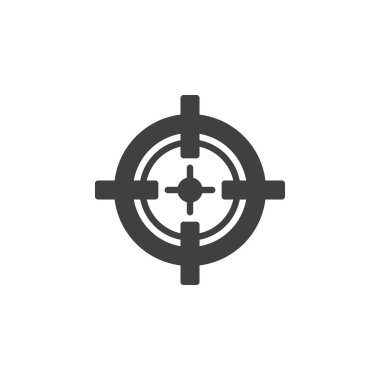 Sniper Amaç vektör simgesi