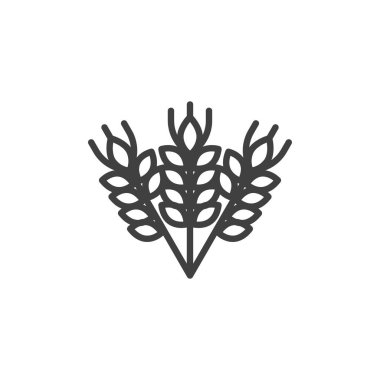 Buğday kulakları satırı simgesi