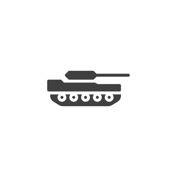 Military Tank vector icon — Stock Vector