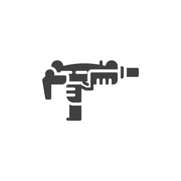 Icône vectorielle d'arme UZI — Image vectorielle