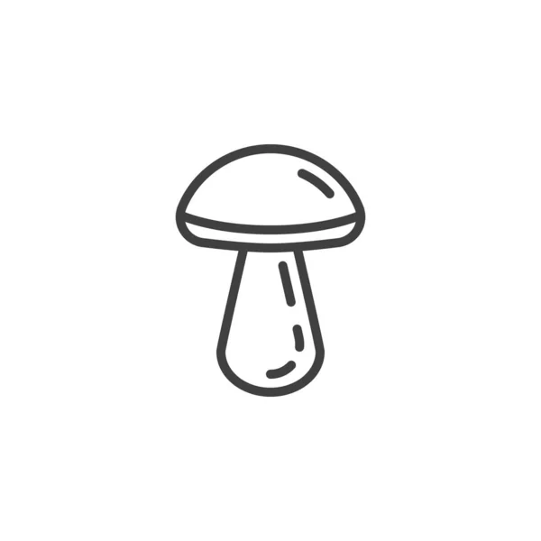 Fungus, fungi line icon — Stock Vector