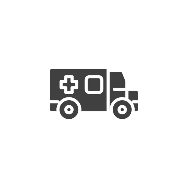 Icono de vector de coche ambulancia — Vector de stock