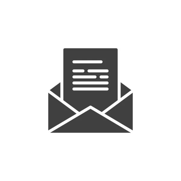 E-mail bericht vector pictogram ontvangen — Stockvector