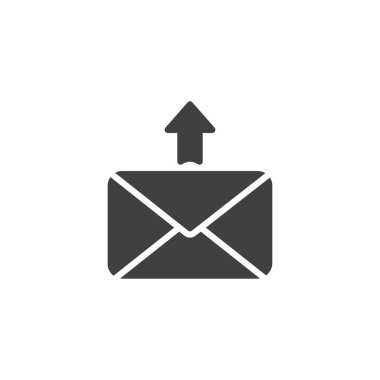 İleti vektör simgesi göndermek