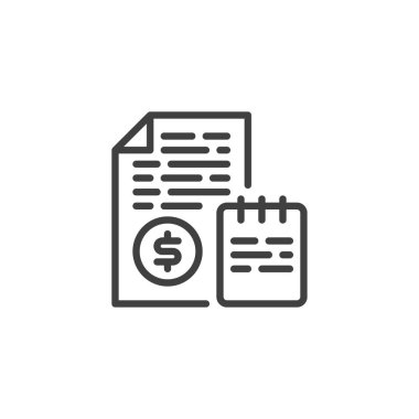 Fatura makbuzu satırı simgesi