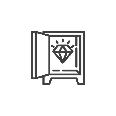 Elmas hat simgesi ile güvenli kutu