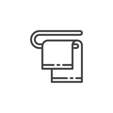 Banyo havlu hattı simgesi