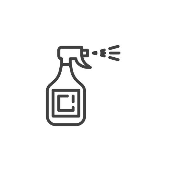 Icono de línea de lavado de detergente — Vector de stock