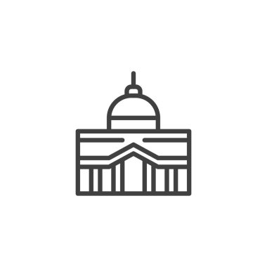 Capitol inşa çizgisi simgesi