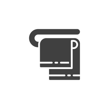 Banyo Havlu vektör simgesi