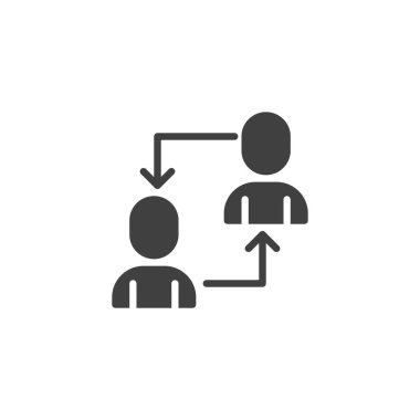 Çalışanlar vektör simgesini değiştirir