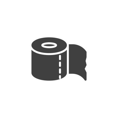 tuvalet kağıdı vektör simgesi