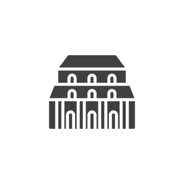 Saray binası vektör simgesi