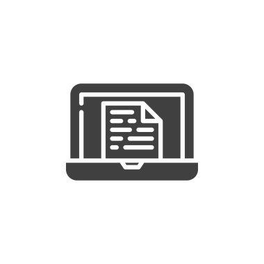 E öğrenme vektör simgesi