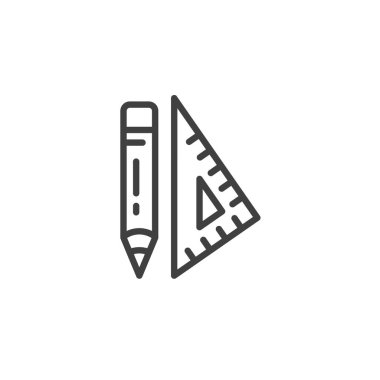 kalem ve cetveli satırı simgesi