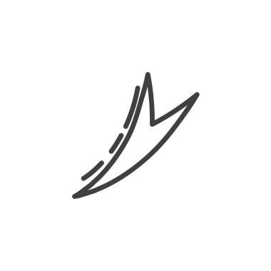 Aşağı imleç simgesini ok