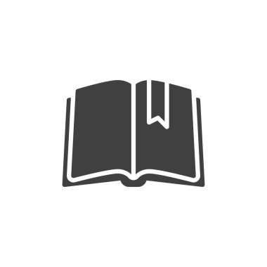 Yer imi vektör simgesiyle kitap