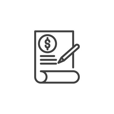 Finansal sözleşme satırı simgesi