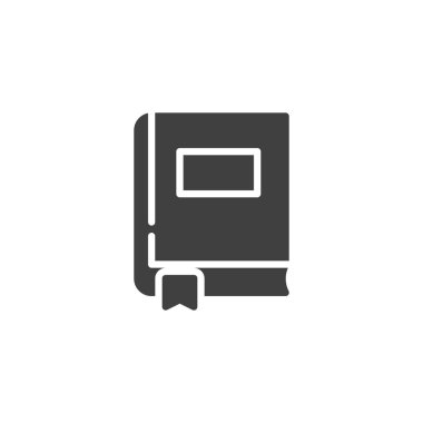 Yer imi vektör simgesiyle kitap