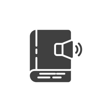 Ses kitabı vektör simgesi