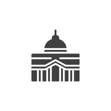 Capitol oluşturma vektör simgesi