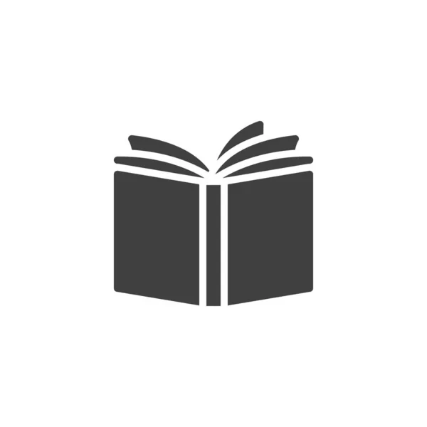 Leitura livro vetor ícone —  Vetores de Stock
