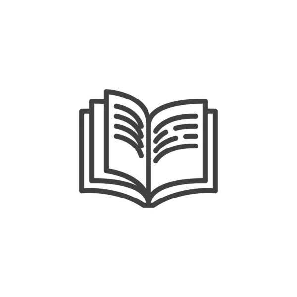 Книжные страницы с иконкой — стоковый вектор