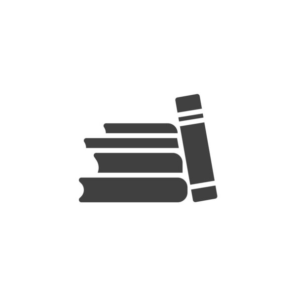 Иконка вектора стека книг
