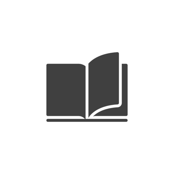 Vektor-Symbol für offene Buchseiten — Stockvektor