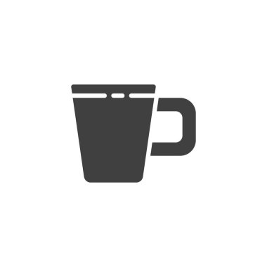 kahve kupası vektör simgesi