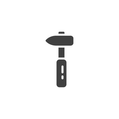 Marangoz çekiç vektör simgesi