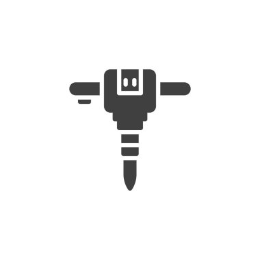 Jackhammer vektör simgesi