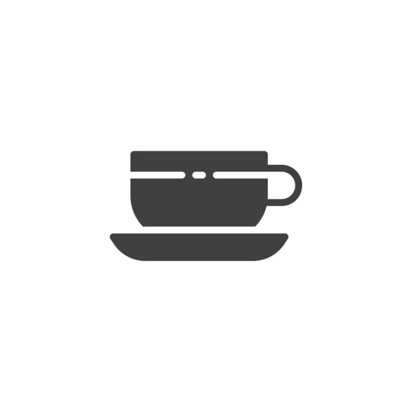 Chá copo vetor ícone — Vetor de Stock
