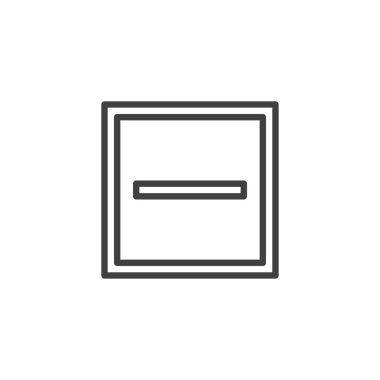 Kuru düz, yıkama makinesi tabela simgesi